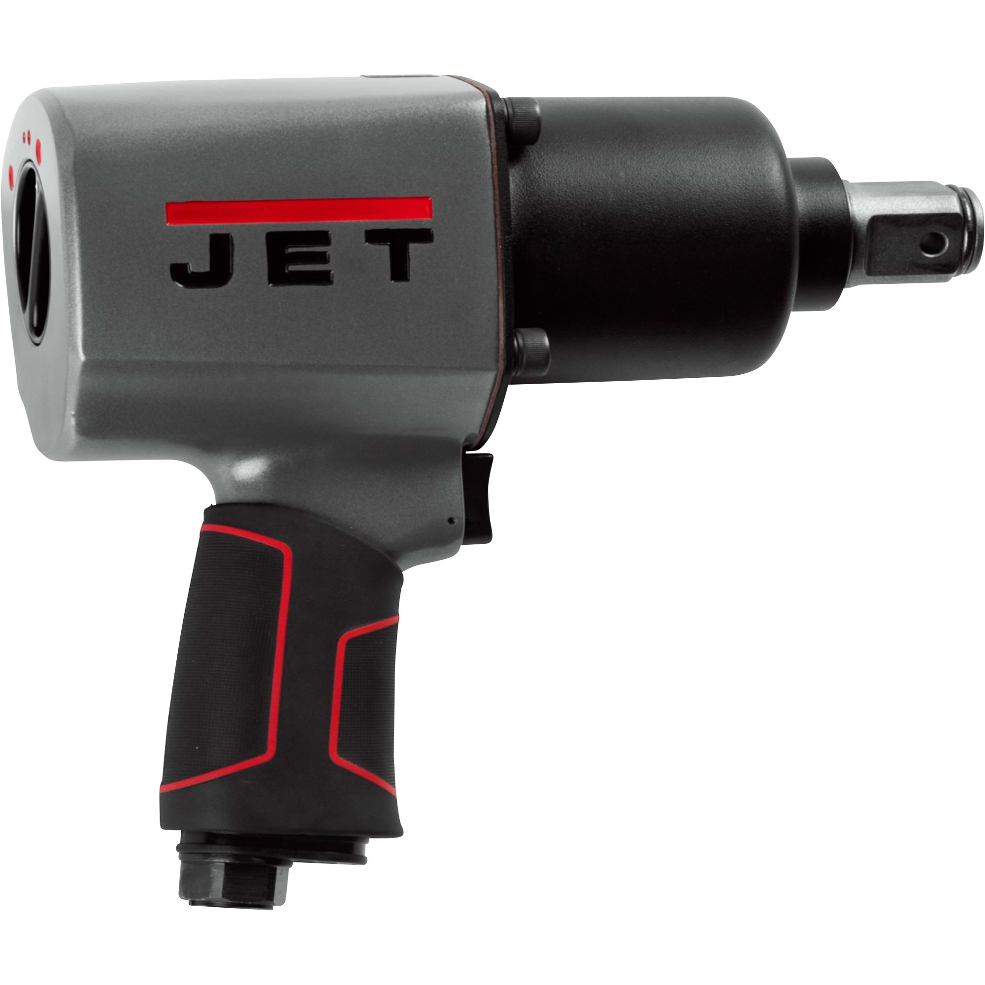 JET Pistol-Grip Air Impact Wrench, 1in. Drive, 5.3 CFM, 1500 Ft./Lbs. Max. Torque, Model# JAT-108